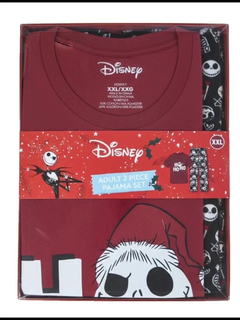​Disney Nightmare Before Christmas PJ Set Jack Skellington XXL